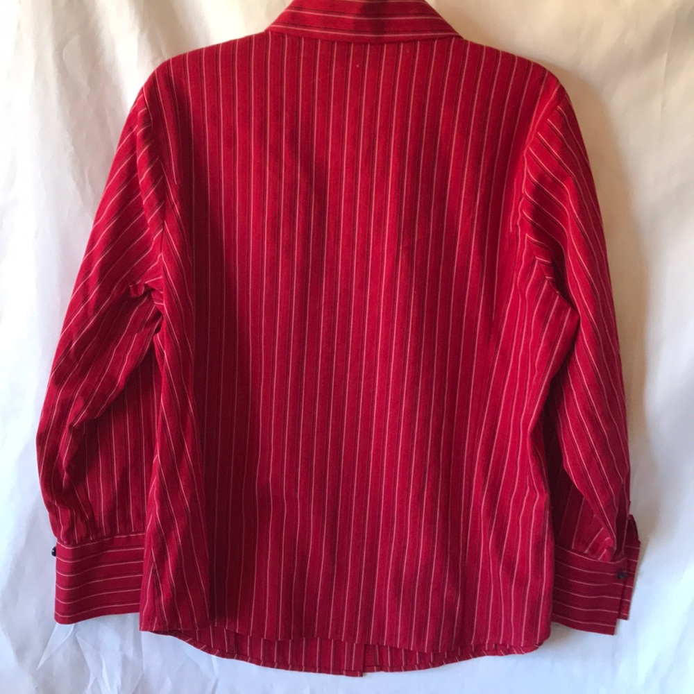 Talbots Red Striped Top - Picture 4 of 4